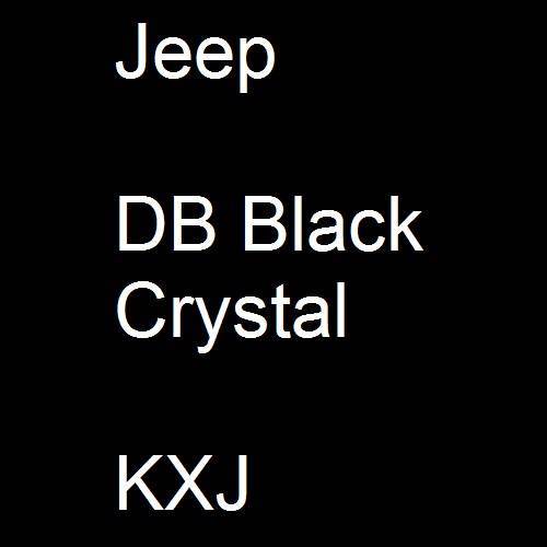 Jeep, DB Black Crystal, KXJ.